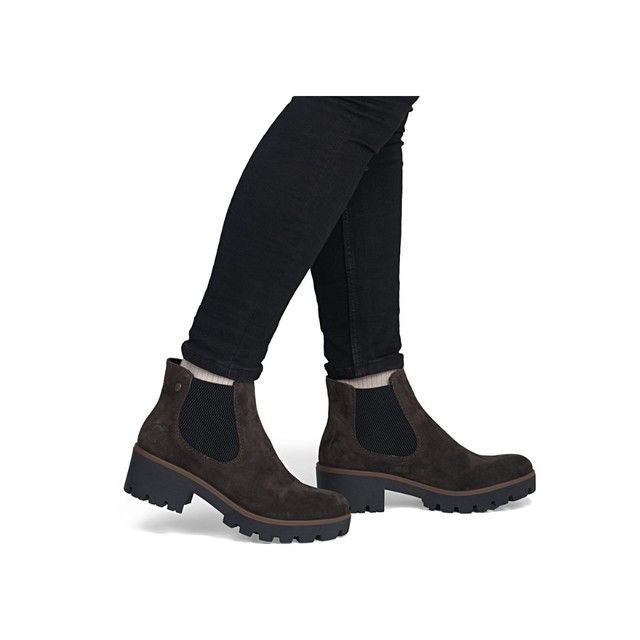 Rieker Women's Brown Pull-On Boots 79265-25