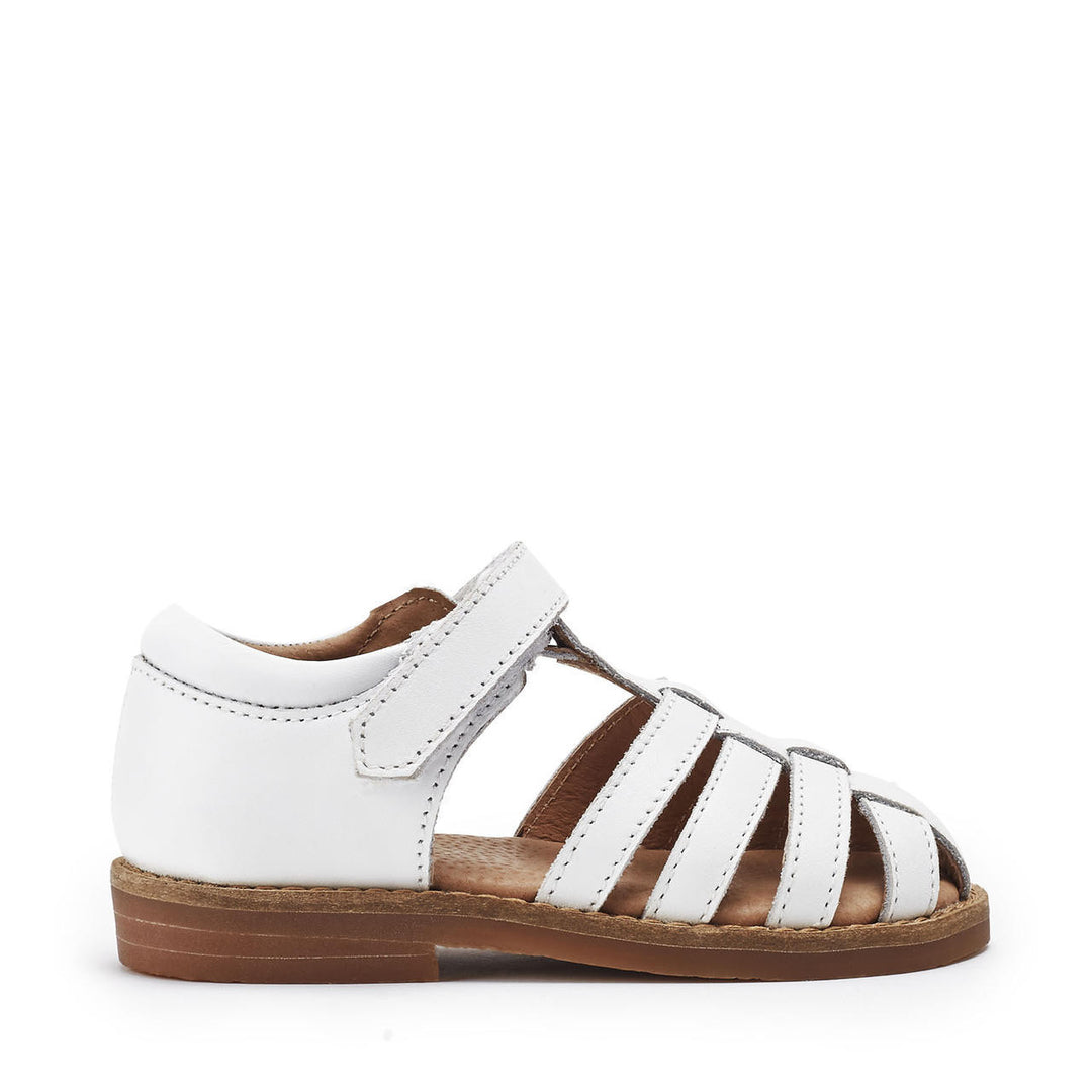 COASTAL WHITE LEATHER SANDAL