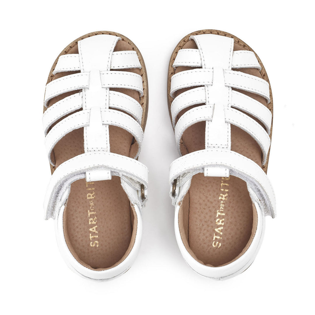 COASTAL WHITE LEATHER SANDAL