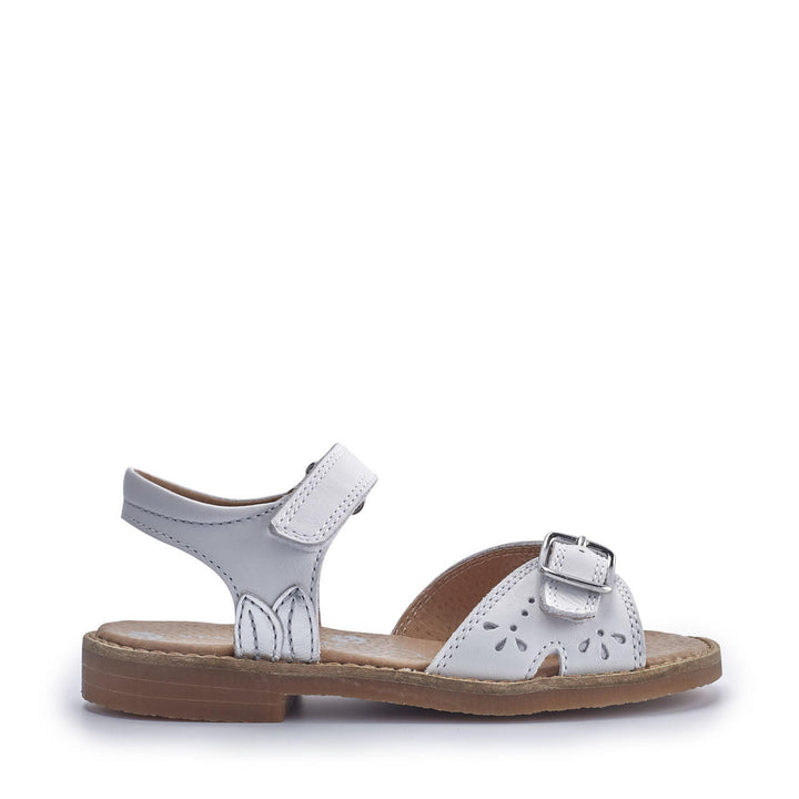 HOLIDAY WHITE LEATHER SANDAL