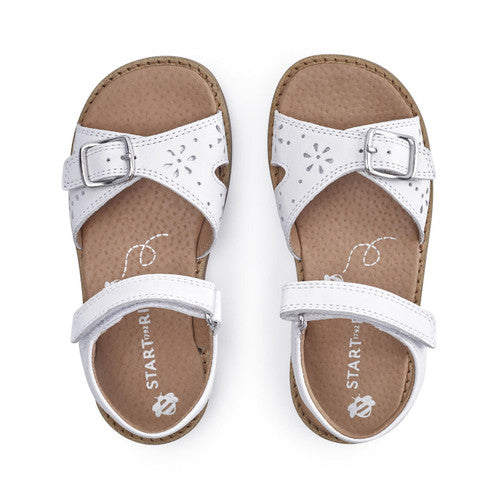 HOLIDAY WHITE LEATHER SANDAL