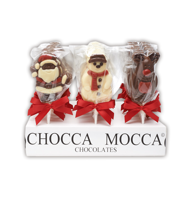 Christmas Chocolate Lollipops -Chocca Mocca