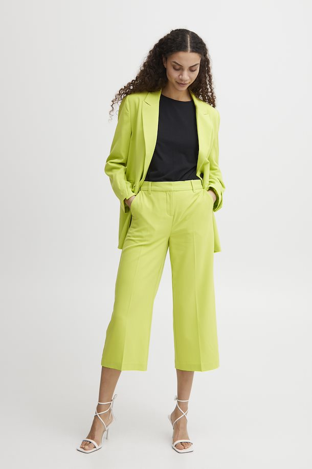 GREEN GLOW DANTA WIDE LEG TROUSERS