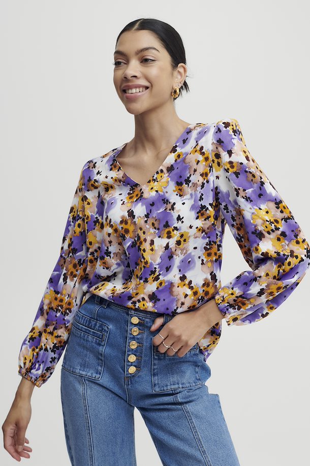 JAMILLO PETUNIA MIX BLOUSE