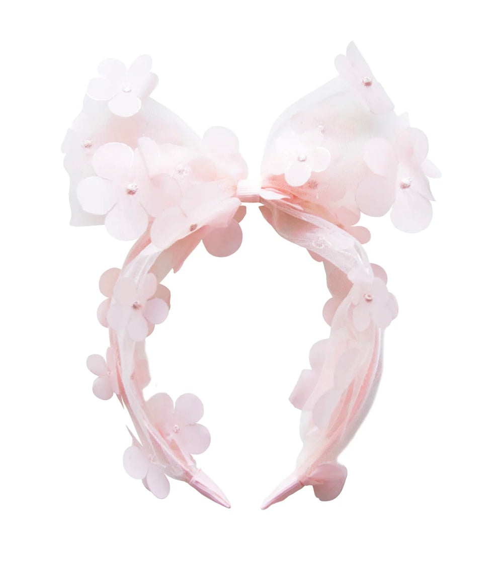 FLUTTERY FLOWER HAIRBAND