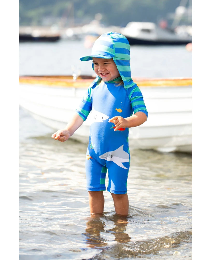 LITTLE SUN SAFE COBALT BLUE & SHARK SUIT