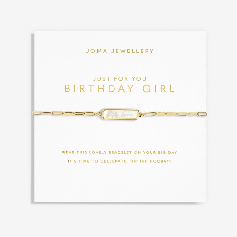 MY MOMENTS 'JUST FOR YOU BIRTHDAY GIRL' BRACELET