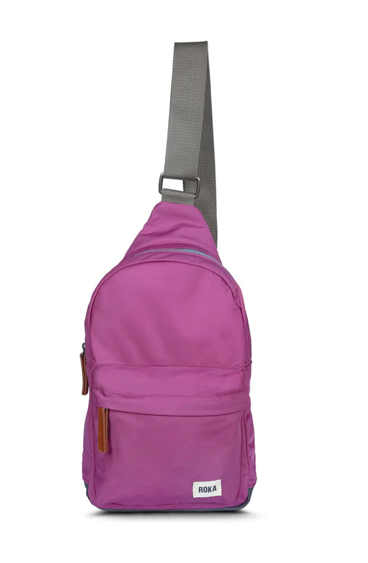 VIOLET LARGE RECYCLED NYLON SLING BAG