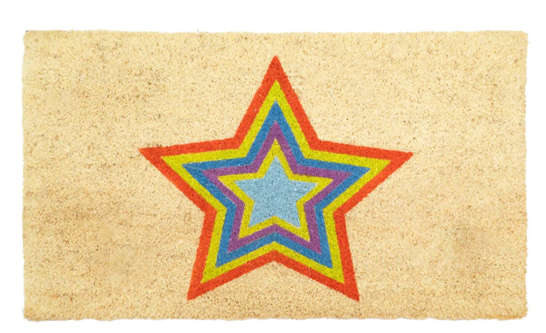 STAR MULTI STRIPE DOORMAT