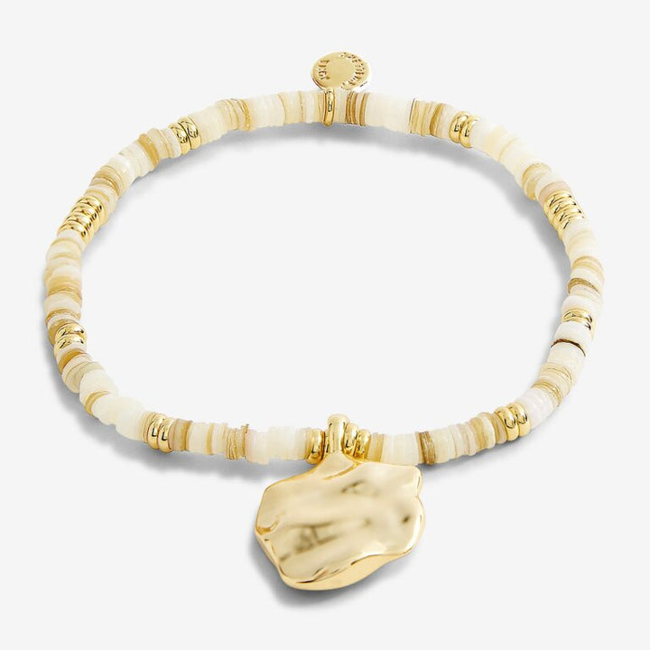 SUMMER SOLSTICE WHITE SHELL BRACELET