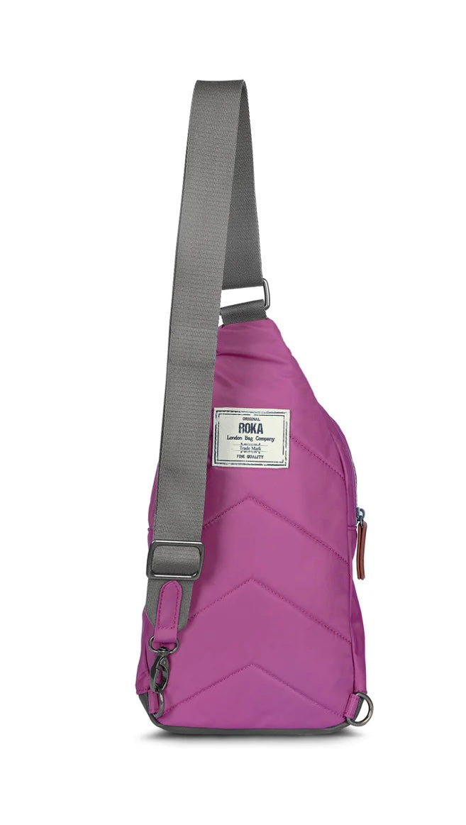 VIOLET LARGE RECYCLED NYLON SLING BAG