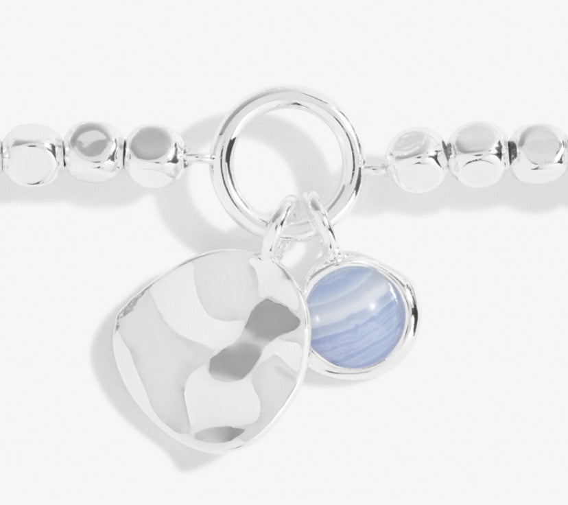 SPIRIT STONES BLUE AGATE BRACELET