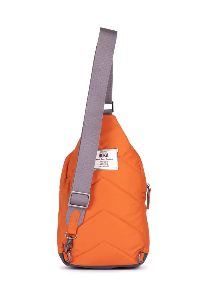 BURNT ORANGE WILLESDEN LARGE RECYCLED NYLON SLING BAG