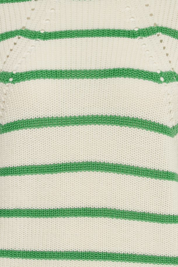 MILJA MING GREEN MIX STRIPE JUMPER