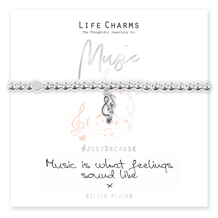 MUSIC IS WHAT FEELINGS SOUNDS LIKE BRACELET