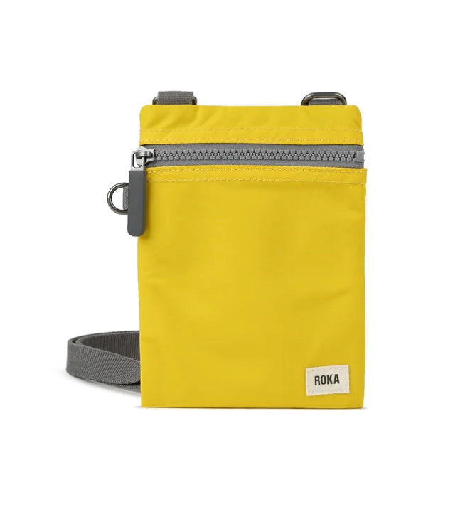 CHELSEA MUSTARD RECYCLED NYLON BAG